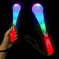 9" White Light Up LED Toy Microphone